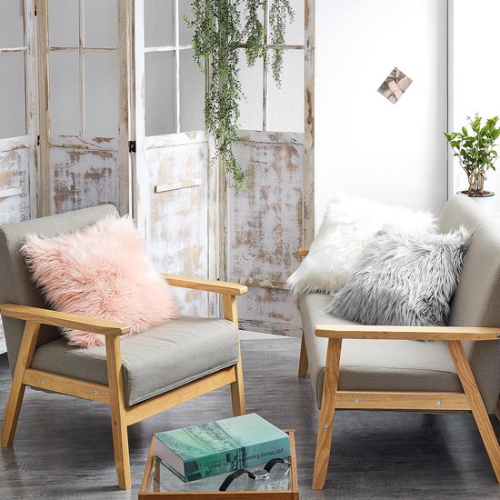 imitatie schapenvacht voor woonkamer, slaapkamer, kinderkamer; als kleed voor het bed of in een stoel of bank