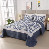 Sprei deken 240x260cm blauw