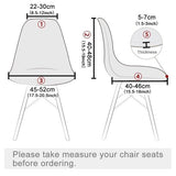 Stoelhoes Scandinavische eetkamerstoelen, set van 6 beschermhoezen, Scandinavische keukenstoel, Scandinavische stoelhoezen, keuken