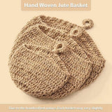 3-delige boho hangende mand, een van de hangende mand voor het bewaren van verse producten, groentecontainer voor aardappelen, uien, knoflook