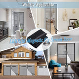 Magnetisch vliegengaas, insectenbescherming, vliegengordijn, muggennet voor balkondeur, terrasdeur, automatisch sluiten, zonder boren