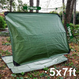 210×150cm verdikte nooddeken slaapzak survival bivakzak reddingsdekens dekzeil waterdichte thermische deken tarp tent dekzeil en noodregenponcho ultralichte koude bescherming voor kamperen