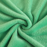 Fleecedeken/knuffeldeken - flanel, extra zacht en warm - kreukbestendig/verkleurt niet, te gebruiken als bedsprei of deken op de bank - 150 x 200 cm - Appelgroen