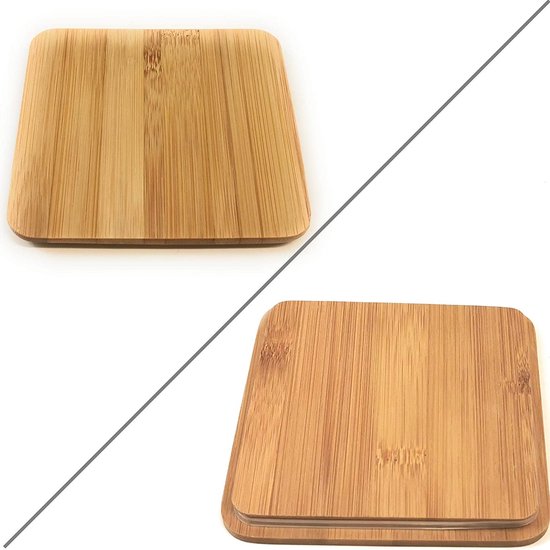 Kerafactum Koffieblik met deksel | blik voor losse thee koffie suiker | vintage retro stijl | voorraadpotten van metaal cafe bowl suikerpot theedoos in wit | bamboe deksel siliconen afdichting