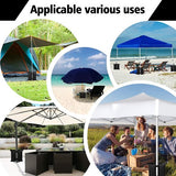 Gewichtszak, beengewichten voor pop-up tent, paviljoenverzwaring, paviljoenverzwarer, verzwaring voor paviljoen, terrasparaplu (4 large, zwart)