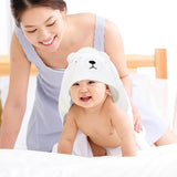 Capuchonhanddoek baby 3 stuks babyhanddoek capuchon baby badhanddoek babyhanddoek met capuchon 80 x 80 cm voor babybadje, zacht super absorberend, schattige babyhanddoek met patroon 0-5 jaar