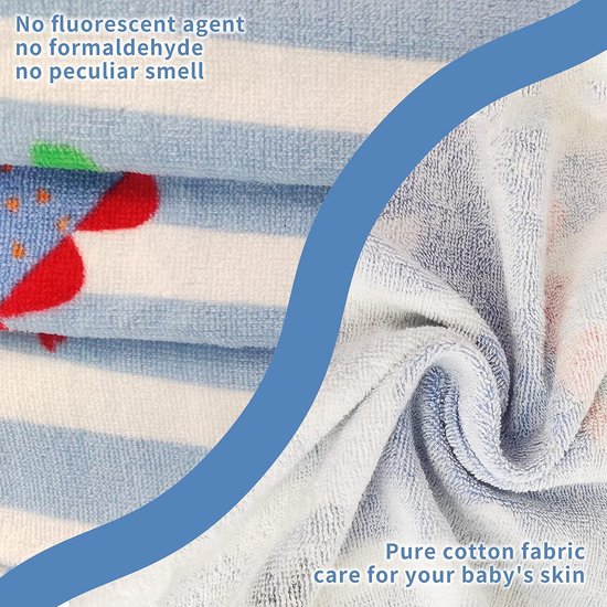 Badponcho, kinderponcho, badhanddoek, baby capuchon, strandhanddoek, cartoon absorberend, kind strandhanddoek, kinderbadhanddoek met capuchon voor strand, zwemmen, douche