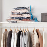 Vacuüm compressiezakken, opbergzakken, met handpomp - 20 stuks (5 x S, 5 x M, 5 x L en 5 x Jumbo) -Transparant