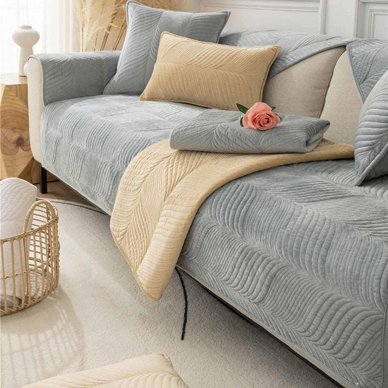 Hoes Hoekbank L-vorm Waterdichte Bankbeschermer Antislip Hond Kat Bankhoes Hoekbank U-vorm Deken Universele 3/2/4/1-zitsbank, 1-70 x 70 cm