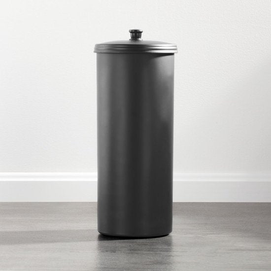 Toiletpapierhouder – toiletrolhouder voor badkamer – vrijstaand – donkergrijs