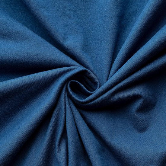 Hoeslaken 120x200cm | 100% gekamd katoen 165gsm | Bedlaken 120x200 tot 25 cm matrashoogte | Jersey | Premium kwaliteit | Mooie kleuren | donkerblauw | 120 x 200 +30