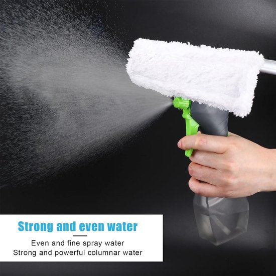 3-in-1, window cleaner with spray function 3-in-1, raamreiniger met sproeifunctie