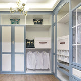 3 stuks opvouwbare opbergdozen met deksel, opbergdozen met deksel, dozen voor kleding, opbergdozen voor speelgoed, rek - beige