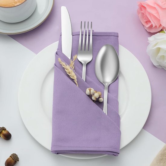 Roestvrijstalen tafelvorkenset 20 cm, prachtige hooggepolijste vorkenset voor thuis/restaurant/feest, vaatwasmachinebestendig