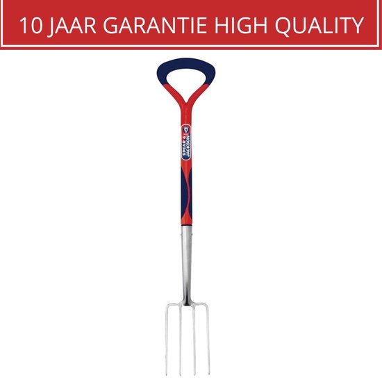 Spear & Jackson Select Spitvork RVS - Spitvork - woelvork - mestvork - Stainless Steel - hooihark - High Quality - 10JAAR Garantie