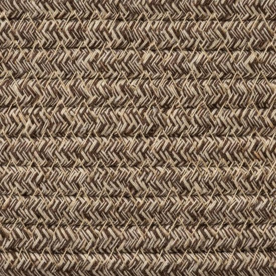 Opbergmand van katoenen touw gevlochten mand voor planken kasten baby slaapkamer mokka