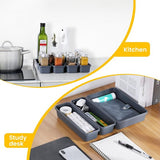 Lade-organizer, opbergsysteem, 32-delige lade-organizer voor kantoor, 3 maten, antislip lade-organizer voor bureau, badkamer, keuken, gebruiksvoorwerpen