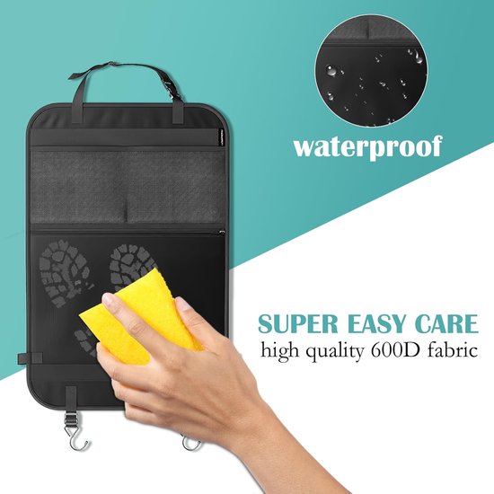 Rugleuning, beschermt autokinderen, rugleuningbescherming, sportstoel, autostoelbeschermer, autostoelorganizer, multifunctionele haak voor autostoel, rugleuning, haak, stoel, rugsteun