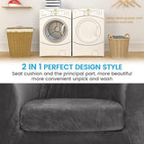 Fauteuilbeschermer, fauteuilhoes, fauteuilspreien, uittrekbare elastische fauteuil, velours fauteuilhoes met armleuningen voor caféstoel, clubstoel, loungestoel, cocktailstoel