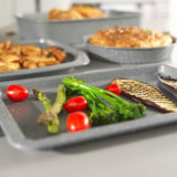 Bakvorm, 24 cm, rond, grijs