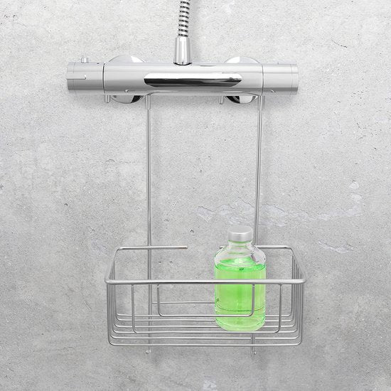 Douchemand – makkelijk op te hangen, RVS 100% roestvrij