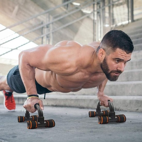 Push-ups, push-upgrepen, set van 2 push-upgrepen met antislip, professionele push-up bars voor spiertraining en krachttraining