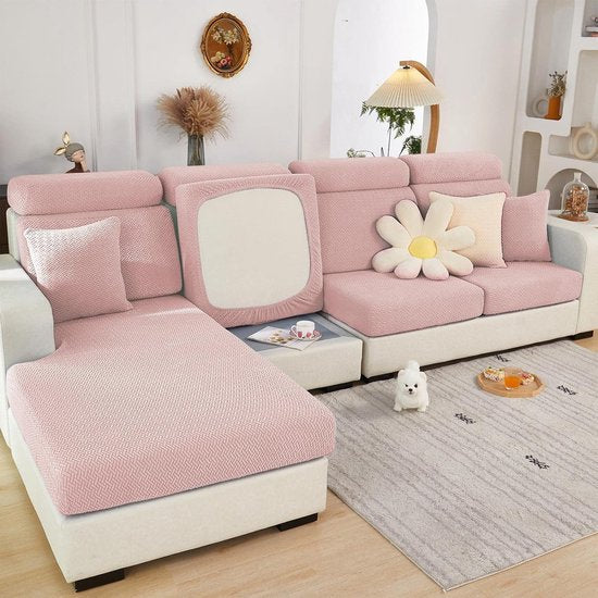 Bankovertrek stretch bankovertrek, universeel, elastisch, antislip, voor sofakussen, L-vormig, chaise longue, meubelbescherming Bankovertrek stretch, universeel, elastisch, antislip, voor sofakussen, L-vormig, chaise longue, meubelbescherming.