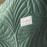 Sprei in donkergroen 200 x 220 cm Veelzijdige deken bedsprei of banksprei deken voor bed en bank quiltstijl Ideaal als sprei fluweel fluweel