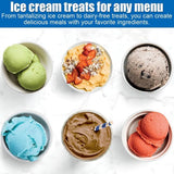 Set van 4 Creami Pints en deksel, ijshouder voor ijs met lepel, voor Pints NC299AM C300s-serie, vaatwasmachinebestendig