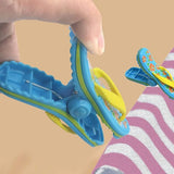 4-delige nieuwe flip-flop-strandhanddoekklemmen, veilige reisknijpers voor binnen en buiten, jumbo-clip voor strand, tuin, zwembad, ligstoel of ligstoel