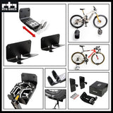 RTR BIKES Crank Pro Professional Fietsophanging, fietshouder voor aan de muur, wandhouder, ideaal voor ruimtebesparend ophangen van de fiets, voor thuis, garage en fietswinkel