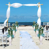 bloemenslinger, kunstbloemen, zijden bloemen, rozenslinger, hangende wijnstok voor thuis, muur, bruiloft, boog, arrangement, decoratie (2 stuks, blauw)