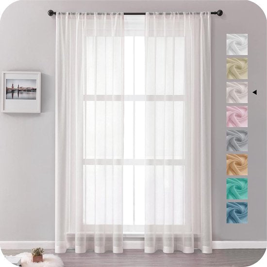 Gordijn,machinewasbaar op 30 graden Celsius