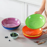 Soepkommen, Bonita Soepborden, Set van 6, Pastaborden, Spaghetti Diepe Borden, Pastakommen, Ramenkommen, Grote Slakommen, Multifunctionele Kommen