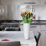 Rustiek ontwerp: decoratieve vaas voor thuisgebruik, minimalistisch honingraatontwerp