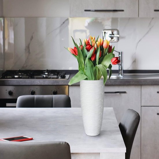 Rustiek ontwerp: decoratieve vaas voor thuisgebruik, minimalistisch honingraatontwerp