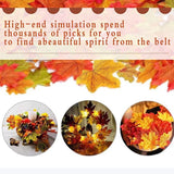 CLDURHGE 500 Stuks Kunstmatige Esdoornbladeren in Herfstkleuren, Esdoornbladeren Simulatie Esdoornblad voor de decoratie van bruiloften, kunstfeesten, Thanksgiving, knutselen