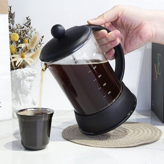 Eclipse 800ml French Press koffiezetapparaat koffiepers met borosilicaatglas