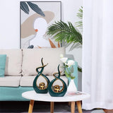 Keramisch beeld, moderne abstracte sculptuur, woondecoratie, tafeldecoratie voor woonkamer, slaapkamer, eetkamer, kantoor