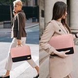 Laptophoes, tas, 15, 15,6 en 16 inch, TSA-laptoptas, beschermhoes, sleeve, waterdicht, met 4-laagse bescherming