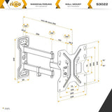 TV-muurbeugel | R02 | R02-22 | R12 | S7222 | S7122 | S7722 | S3022 | S1422 | S1022