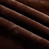 Luxe fleece deken, 600 g/m², ultra zacht en warm knipperend, lichte pluche deken voor slaapbank, herfst, winter en lente, 150 x 200 cm, bruin