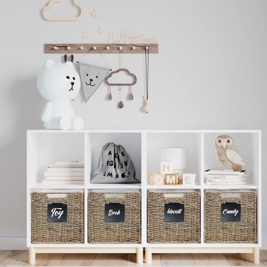 Seagrass opbergmand, weven mand,rechthoekig, opbergmand, huishouden, multifunctionele opbergmand, voor kleine voorwerpen, organizer, keuken, badkamer, slaapkamer, hotel