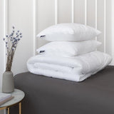 Hoofdkussen om te slapen, set van 2, luxe zacht verkoelend hoofdkussen, ademende polyesterbol-microvezelvulling, machinewasbaar, in hoogte verstelbaar slaapkussen (wit, 65 x 65 cm)