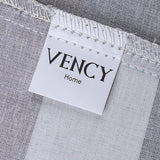 Stripe Beddengoed, 135 x 200 cm, grijs, ademend, renforcé beddengoedset met 1 dekbedovertrek van 135 x 200 cm en 1 kussensloop van 80 x 80 cm, beddengoed, grijs