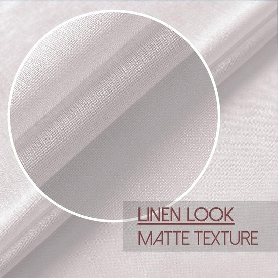 Gordijn,machinewasbaar op 30 graden Celsius