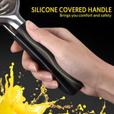 Citruspers van roestvrij staal, handmatige citruspers, roestvrij staal, robuust, voor limonade, cocktails, bars, vaatwasmachinebestendig