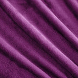 Knuffeldeken 130 x 170 cm, paars, warme pluche deken, fleecedeken, woondeken, bankdeken, superzacht, behaaglijk en aangename microvezel flanellen deken