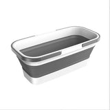 Opvouwbare wasmand, plastic, draagbare afwasbak, camping, voor buiten, voetbad, badkuip, afwasbak, huishoudelijke dweisemmer, draagbare autowas, wateremmer, voor buiten