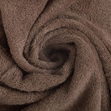 Biologische katoenen handdoekenset, 4 x handdoeken, 50 x 100 cm, zacht en absorberend, 100% Turks katoen, Oeko-Tex Made in Green en GOTS-gecertificeerd (kegelbruin)